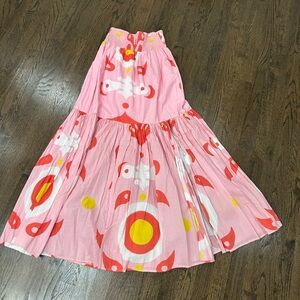 Madelyn Skirt in Blush Ink Blot